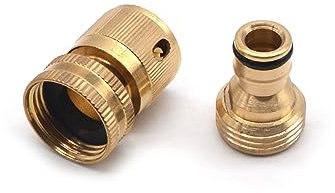 Strapazierfähiger Wasserschlauch-Schnellanschluss-Armaturen, Messing, 3/4 Zoll, Gartenschläuche, Steckverbinder, rostbeständig, DIY-Ersatz, Schnellanschluss, Gartenschlauchzubehör,