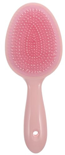 LIFKOME Brosse à Shampoing Exfoliante Masseur pour Cheveux Cuir Chevelu, Manche Long Ergonomique, Brosse de Massage du Cuir Chevelu Rose, Usage sous Bain pour Stimulation et Nettoyage