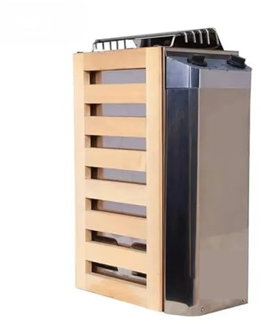 Calentador de Sauna Estufa de sauna acero inoxidable for el hogar, estufa, equipo, control interno/control externo(Internal control-3k)