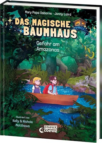 Das magische Baumhaus (Comic-Buchreihe, Band 6) - Gefahr am Amazonas: Folge Anne und Philipp auf ihrer faszinierenden Reise in den artenreichen Regenwald! - Ein Comic-Buch für Kinder ab 7 Jahren