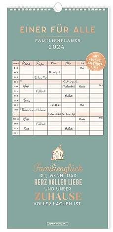 Familienplaner 2024 Einer für alle: Familienplaner