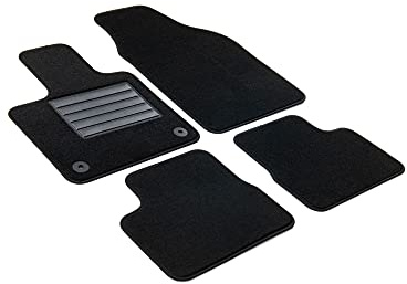 MTM SP-4522 Tapis sur Mesure en Velour pour Fiat 500 / 500C / 500S (aussi Hybrid) 2007>, black