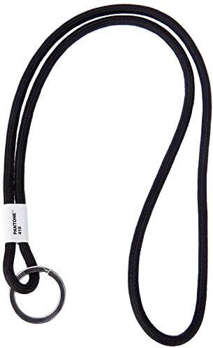 Copenhagen Design PANTONE Key Chain L, long key hanger, nylon, black 419 C