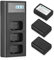Powerextra Caricatore con 3 Batterie di Ricambio Sony NP-FW50 da 1500mAh Doppio Caricatore e Batteria Caricatore LCD Doppio per Sony Alpha a6500 a6300 a6000 a7s a7 a7s II a7s a51000 a5000 a7r a7 II
