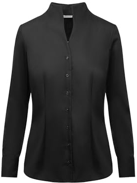 Seidensticker dam Slim Fit Langarm Bluse blus