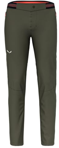 SALEWA Pedroc 4 Durastrech Pantalone Regular Uomo, Verde Oliva Scuro, 2XL