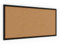 ALLboards Pinnwand mit Schwarzer Holz Rahmen 80x40cm Korktafel Korkwand Pinnwand Kork