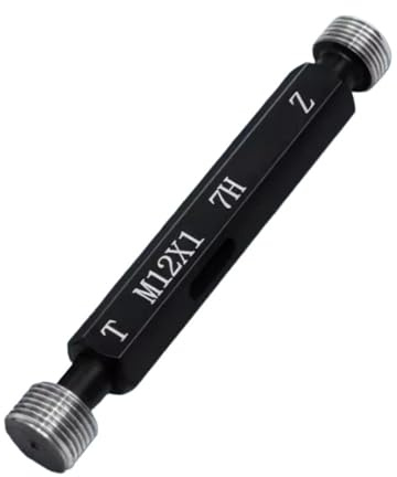 Calibre Rosca Tampon Calibre de rosca de acero 7H M56-M60, calibre de rosca fina métrica, herramienta de medición M57M58M59X 1 1,5 2 5,5 1 pieza(M59,X 1.5)