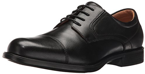 Florsheim mens Medfield Cap Toe Oxford Dress Shoe, Black, 9.5 US