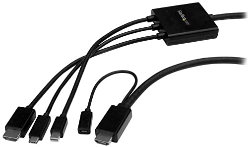 StarTech.com USB-C, HDMI oder Mini DisplayPort auf HDMI Konverterkabel - 2m - USB Typ-C HDMI oder Mini DP zu HDMI Adapter