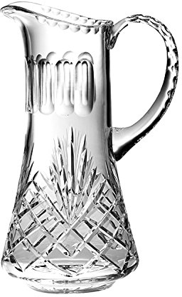 Barski – Hand Cut – soffiato a bocca – Crystal Pitcher – 1.530,9 gram. – altezza 27,9 cm – Made in Europe