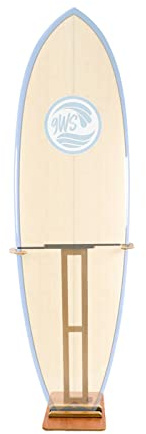 9WS Support Planche de Surf en Bois