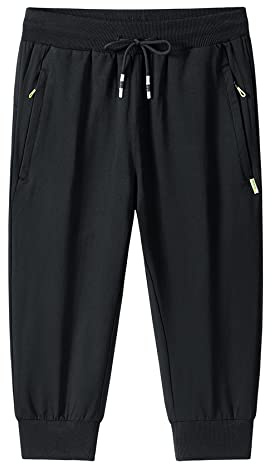 Btmpmcs Pantaloncini Sportivi Casual da Uomo All'aperto Pantaloni Corto da Formazione Leggeri Bermuda in Cotone Traspiranti Elasticità Pantaloncini da Corsa Jogging Ciclismo