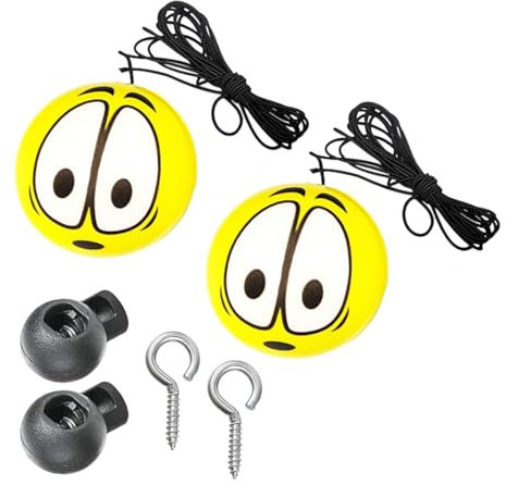 KITUREK 2 PCS Garage Parking Aid-Parking Ball, Parking Ball Guide System, Retractable Parking Assist Ball, Parking Assistant with Ball Sensor Assist Solution, Perfect Garage Car Stopper for Vehicles