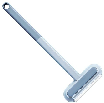 Depilatore per animali domestici con manico,Depilatore per cani a manico lungo - Depilatore per cani multiuso a doppia faccia - Strumenti per la pulizia resistenti all'usura, raschietto per tappeti pe