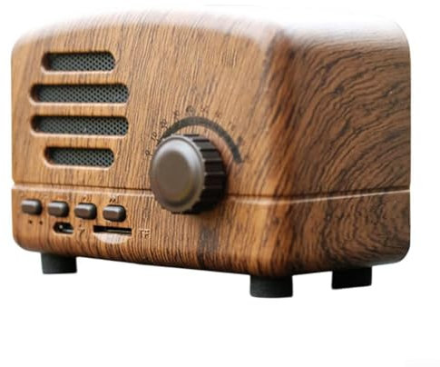 Hasaller Retro Speaker Blue-tooth Mini Wireless Radio Vintage Portable Small Wooden USB Support