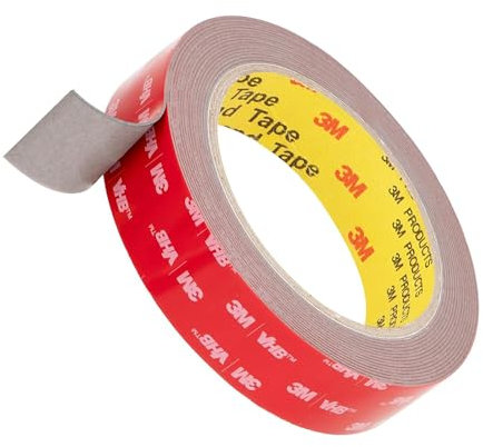 SNZ Cinta adhesiva de doble cara extrafuerte – 3 m x 1,5 cm extra fuerte 3 M cinta adhesiva de montaje para aplicaciones versátiles – Cinta adhesiva de doble cara para coche, residencia, decoración de