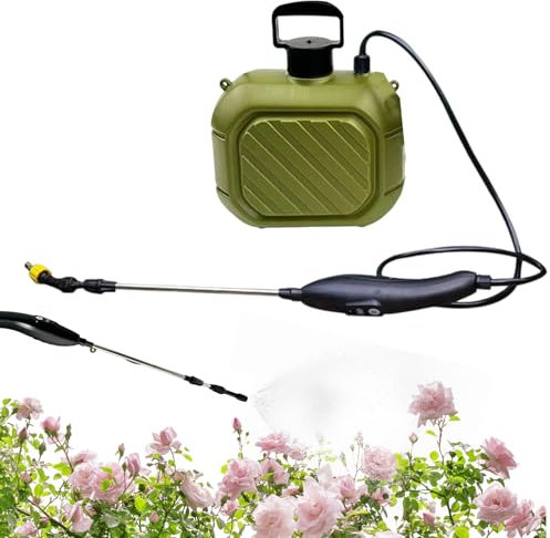 yanzisura Pulvérisateur Fonctionnant sur Batterie | Pulvérisateur à Dos Rechargeable 5L | Épandage Fertilisant Électrique pour Jardinage Agriculture Serre Pelouse