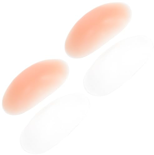 OATIPHO 2 Paires D’épaulières en Silicone Transparentes Réutilisables Antidérapantes, Coussinets D’épaule Invisibles pour Vêtements, Maintien Confortable pour Femmes et Hommes, Usage