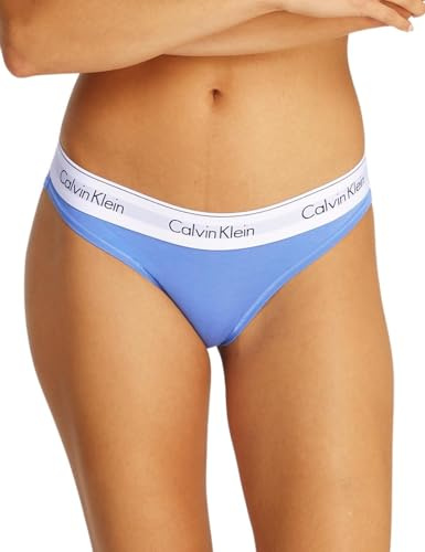 Calvin Klein Culottes Bikini pour Femme, Bleu (Glacier), S