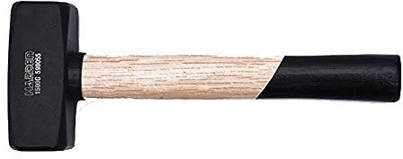 HARDEN 590051 Stoning Club Lump Hammer 1kg, Wooden Handle