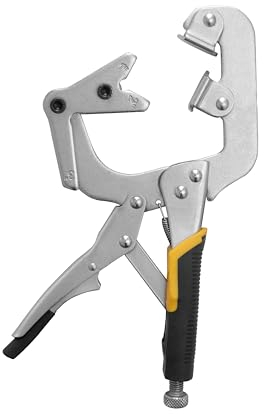 Locking pepe clamp, 10 inch This clamp with swivel V shape pads for clamping pipe and tube to weld and repair,etc