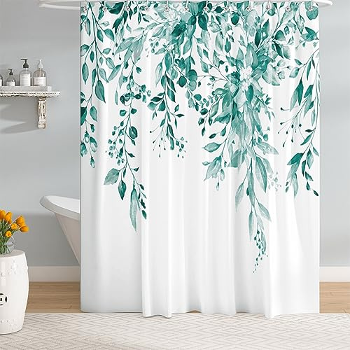 M&W DAS DESIGN Duschvorhang Shower Curtain Badewannenvorhang Badevorhang Anti Schimmel Waschbar Faltbar Schwer duschvorhang 180x200 100% wasserdicht