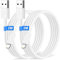 iPhone Ladekabel Original USB Lightning Kabel 2M 2PACK [Apple MFi Zertifiziert], USB iPhone Kabel iPhone Lightning Ladekabel Schnellladekabel für iPhone 14/13 Pro/12/11/XS/XS Max/XR/X/8/7/6/SE/iPad