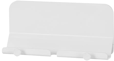 Support mural pour téléphone – Hands Frree Support de cordon de téléphone antidérapant étanche | Gadgets de salle de bain multifonctions | Tablette époxy pour cuisine, salon, chambre à coucher