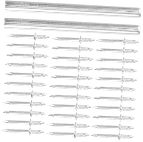 COMNESTBI 1 Ensemble Clous à griffes à double extrémité clous de parapluie clou à double tête fil de plinthe à double tête clou sans couture clous à plinthes à double tête le fer