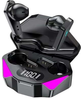 Auricolari Wireless - Auricolari bluetoothe | Auricolar Wireless bluetoothe | Cuffie Con Display Della Batteria | Cuffie In-ear Con Modalità Luce A Bassa Latenza Per Giochi, Lavoro, Corsa, Palestra