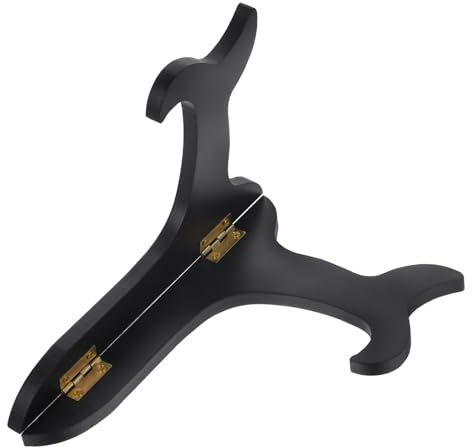 GALPADA Supporto per Piatti e Portapiatti in Legno Stabile, Espositore per Cornici e Menu da Tavolo, Leggere Dimensioni 22-25 Cm, Adatto per Casa, Ufficio e Ristorante