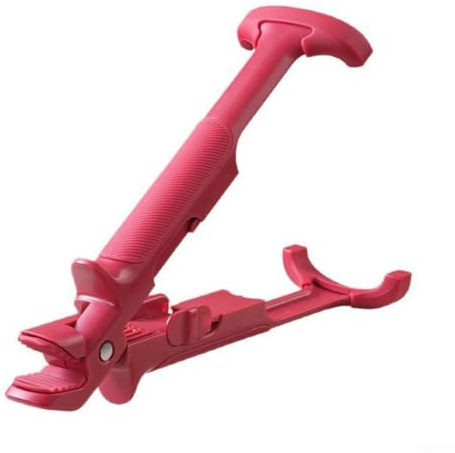 Clip multifonction anti-brûlure avec poignée en silicone antidérapante pour une prise ferme sur les casseroles chaudes et les bols retirés du micro-ondes, des fours grille-pain et des friteuses à air