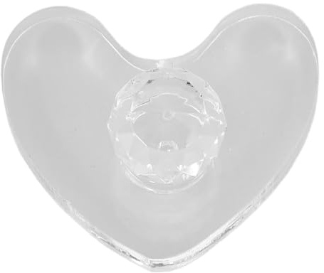 Mikikit Cosmetic Pressing Stamper Heart-shaped Mold for Eyeshadow and Blush, DIY Makeup Tool for Pressed Powder and Highlighter, Refillable Face Makeup Stamp for Women