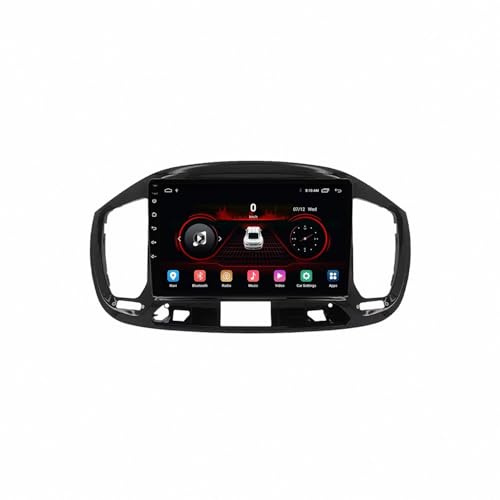 Trådlös Apple Carplay Android Auto-Skärm för Fiat Uno 2014-2020 Backkamera, Spegellänk, Bluetooth, Röststyrning, Gps-Navigering, Aux, Röstassistent, 4 Kärna 4G+64G