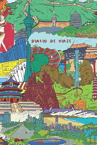 Diario de Viaje: Cuaderno de vacaciones con líneas compactas para que el viaje a China lo diseñe usted mismo