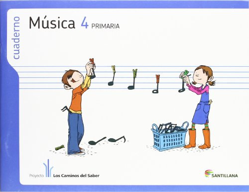 CUADERNO MUSICA 4 PRIMARIA - 9788468009599
