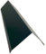 Firstblech 1 m lang Aluminium farbig 0,8 mm (mittel, Anthrazit)