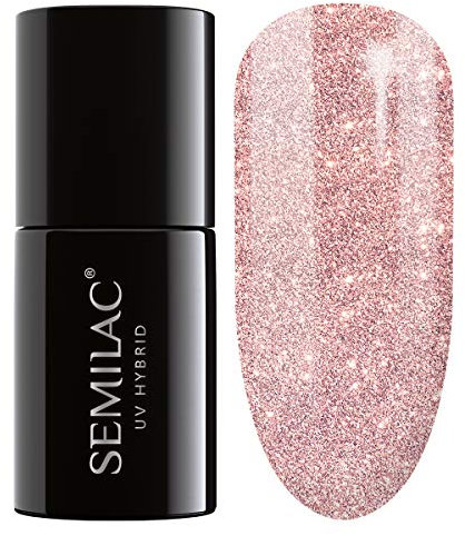 SEMILAC Gel Nail Polish 179 Midnight Samba - Full Coverage Gel Polish - Soak Off Easy To Use LED/UV Nail Lamp - Long Lasting Manicure and Pedicure up to 3 weeks