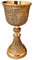 ALADEAN Verre à calice vintage | 1 tasse à vin royal du roi Arthur – Cadeaux médiévaux de la Renaissance pour communion et Noël (calice royal), doré