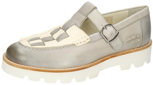 Melvin & Hamilton Monk Jade 14 Women's Shoes, Gray, 8 UK