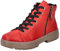 Rieker Damen N0007 Schnürstiefel, Rot, 37 EU Weit