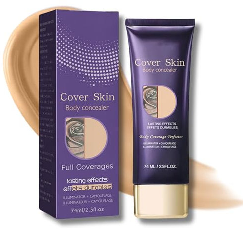 SHEBEEDO Body Concealer Tattoo Cover Up Makeup And Leg Makeup To Cover Veins Waterproof Concealer For Tattoo Hidden Spot And Scars Dark Spots Full Coverage Natural Radiance