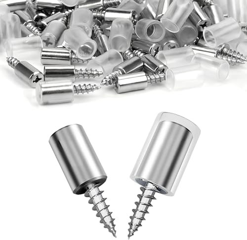 50 Piezas Soportes Estanterias 25 * 7.5mm, Soporte Baldas Armario, Soportes para Estantes de Tornillo Autorroscante, para Armario, Aparador, Librero y Clóset