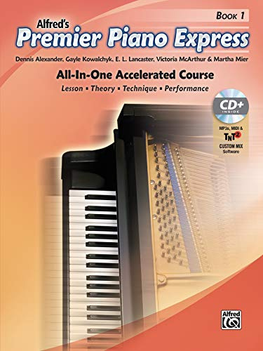 Premier Piano Express, Bk 1: All-In-One Accelerated Course, Book & Online Audio & Software (Premier Piano Course, Bk 1)