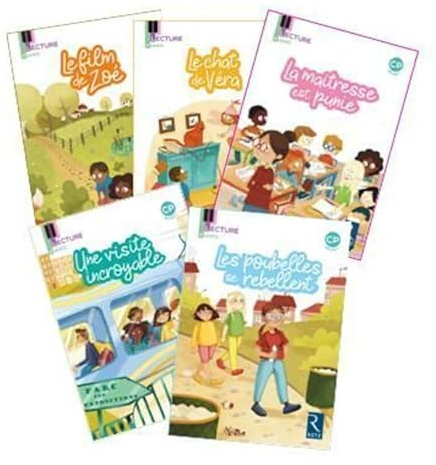 Lecture Piano CP - 5 albums de premières lectures - (1 pack de 5)