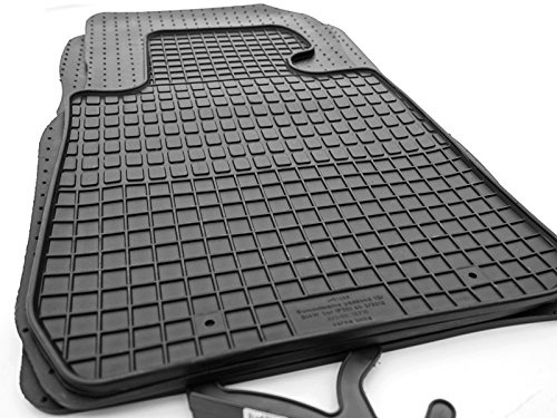 kh Teile Gummimatten Original Qualität Gummi Fußmatten 4-teilig schwarz