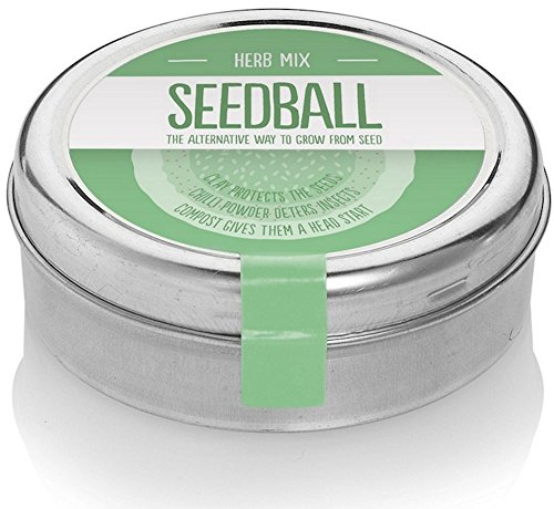 Samenball GEWÜRZ– und KRÄUTERMISCHUNG. Leckerer Basilikum, Marjoran, Schnittlauch, Dill und Petersilie. Für den eigenen Gebrauch oder als tolles Geschenk gedacht.