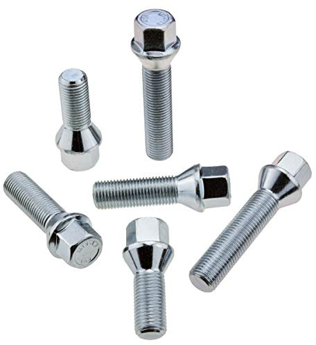 16 tornillos de rueda, M14 x 1,5, SW17, longitud del vástago: 50 mm para llantas de acero y aleación