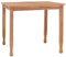 vidaXL Teak Massiv Garten Esstisch Gartentisch Holztisch Terrassentisch Tisch Gartenmöbel Holztisch Teaktisch Balkontisch 85x85x75cm